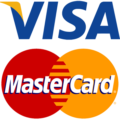 Visa and Mastercard accepted